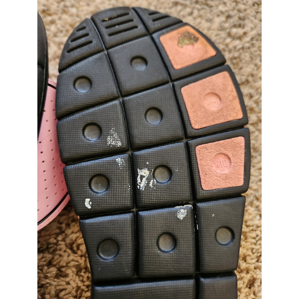 Nike Comfort Footbed Slides Pink Black Athletic Sandals Womens 10 - Picture 9 of 11